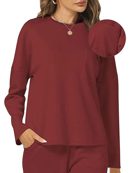 Women 2024 Sweat Matching Sets 2 Piece (BUY 2 FREE SHIPPING)