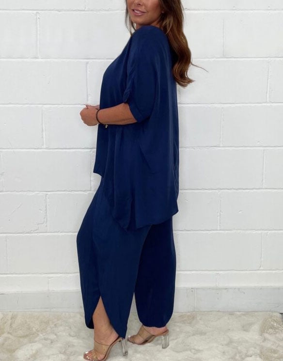 Women's Gorgeous 2 Piece Sleeved Trouser Set(Buy 2 Free Shipping)