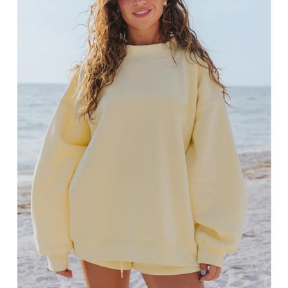 Women 2 Piece Outfits Sweat Shorts Sets